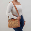 Sheila Medium Satchel Hair-On Leather | Harvest Wheat Hair-On