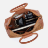 Sheila Medium Satchel Hair-On Leather | Harvest Wheat Hair-On