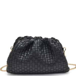 Tate Woven Frame Clutch