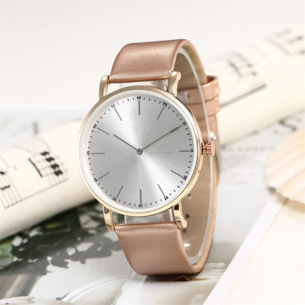 product-image-1201086793.jpg Simple Women's Watches Fashion PU Leather Alloy Watch Cheap Analog Chronograph Quartz Female's Hour Watch Clock Gift relogio